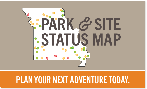 Park & Site Status Map - plan your next adventure today