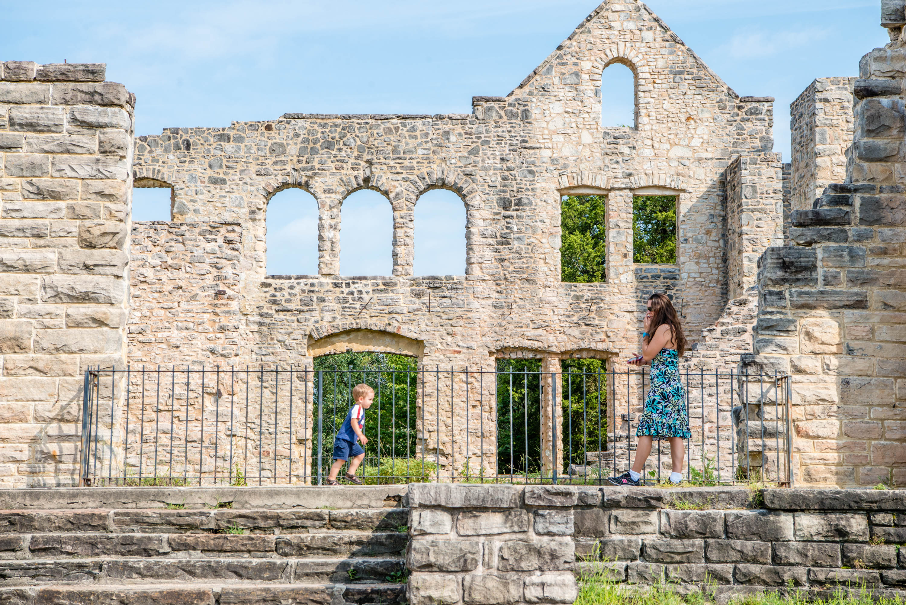 Ruins of a stone building