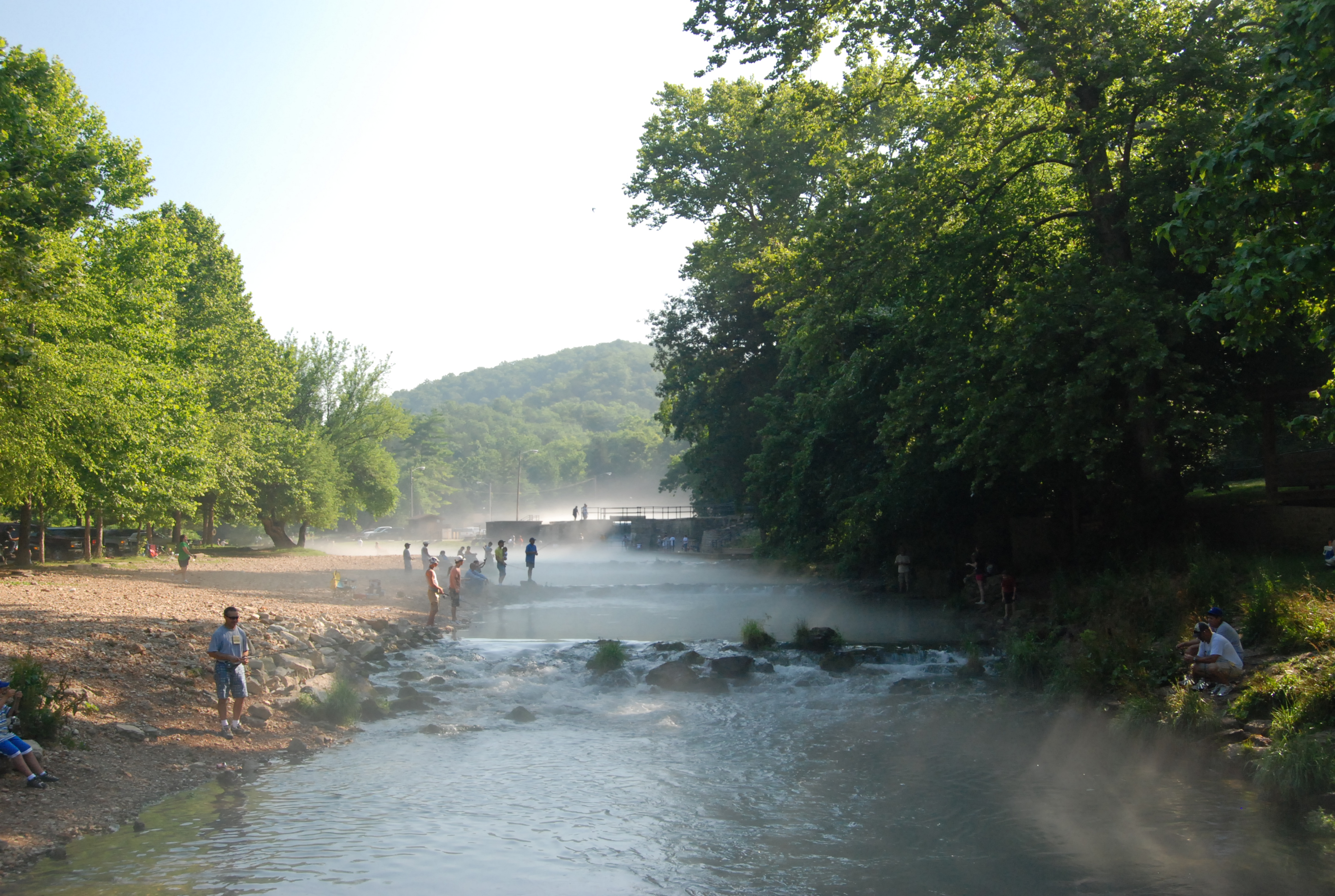 the river at Roaring River state park