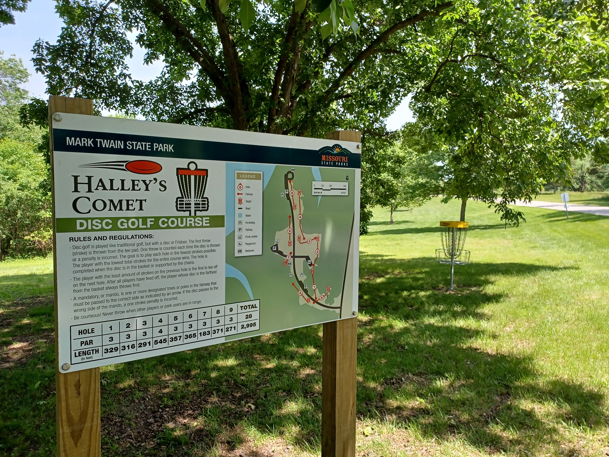 Discgolf Sign