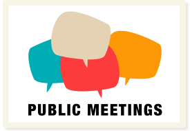 Public meetings