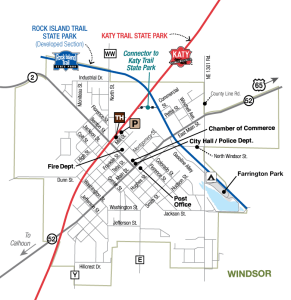 Windsor Trailhead Map