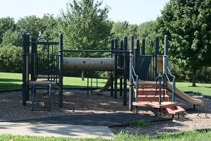 playground equipment with slides