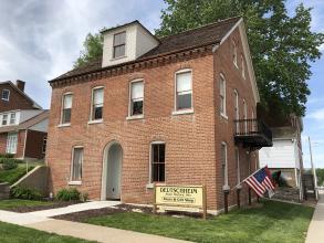 Exterior of an hold brick house