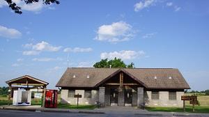 Exterior of Long Branch Showerhouse
