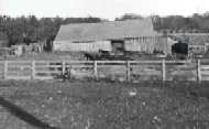 the mule barn as it was in the early 1900s