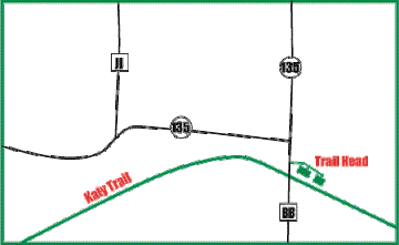 Clifton City Trailhead Map