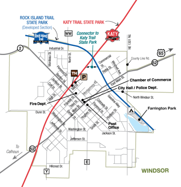 Windsor Trailhead Map