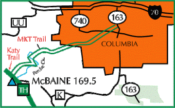 Columbia MKT Trail Map