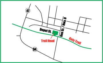Marthasville Trailhead Map