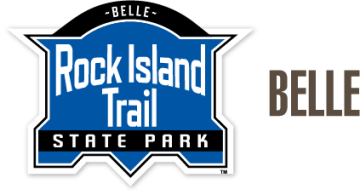 Rock Island Trail Logo and Belle header