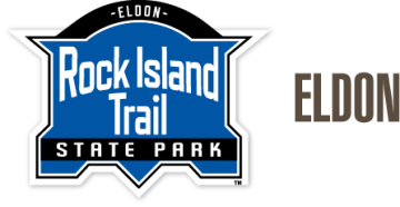 Rock Island Trail Logo and Eldon header
