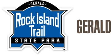 Rock Island Trail Logo and Gerald header