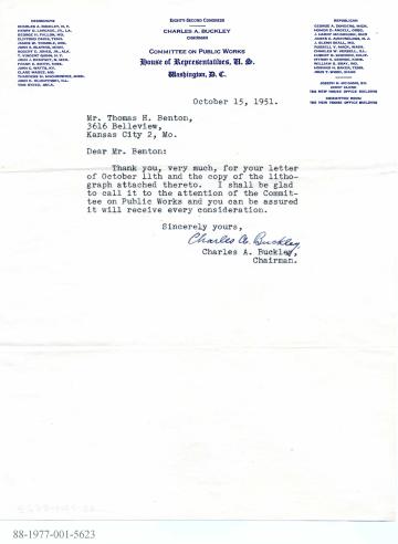 Buckley's Response to Benton's Lithograph