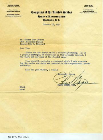 Magee's Response to Benton's Lithograph