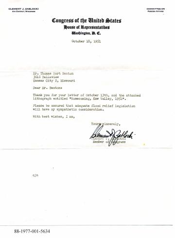 Zablocki's Response to Benton's Lithograph