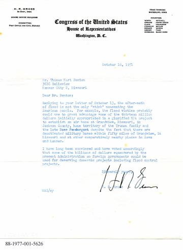 Gross' Response to Benton's Lithograph