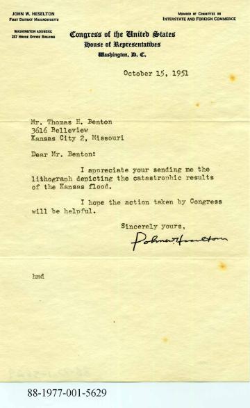 Heselton's Response to Benton's Lithograph