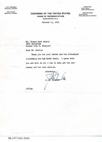 Trimble Response to Benton's Lithograph