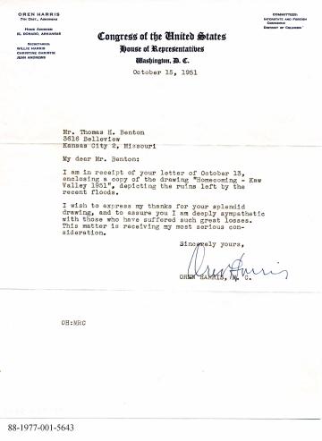 Harris' Response to Benton's Lithograph