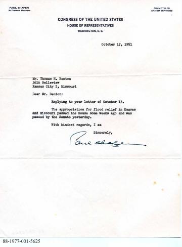 Shafer's Response to Benton's Lithograph