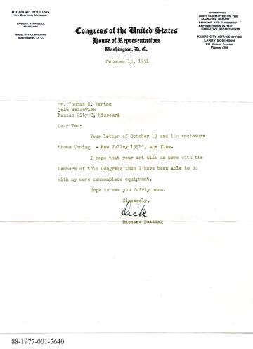 Bolling's Response to Benton's Lithograph