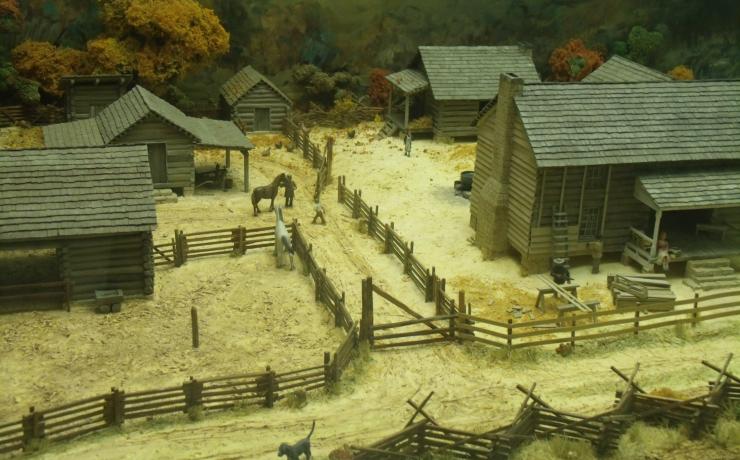 A model of a colonial era town