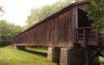 A covered bridge