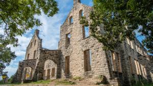 Ruins of a stone building