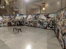 Thomas Hart Benton traveling exhibit displays