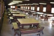 Interior of dining hall dining room