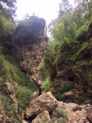 Ranger Standing on Rocks