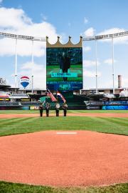 Seattle Mariners vs Kansas City Royals Color Guard